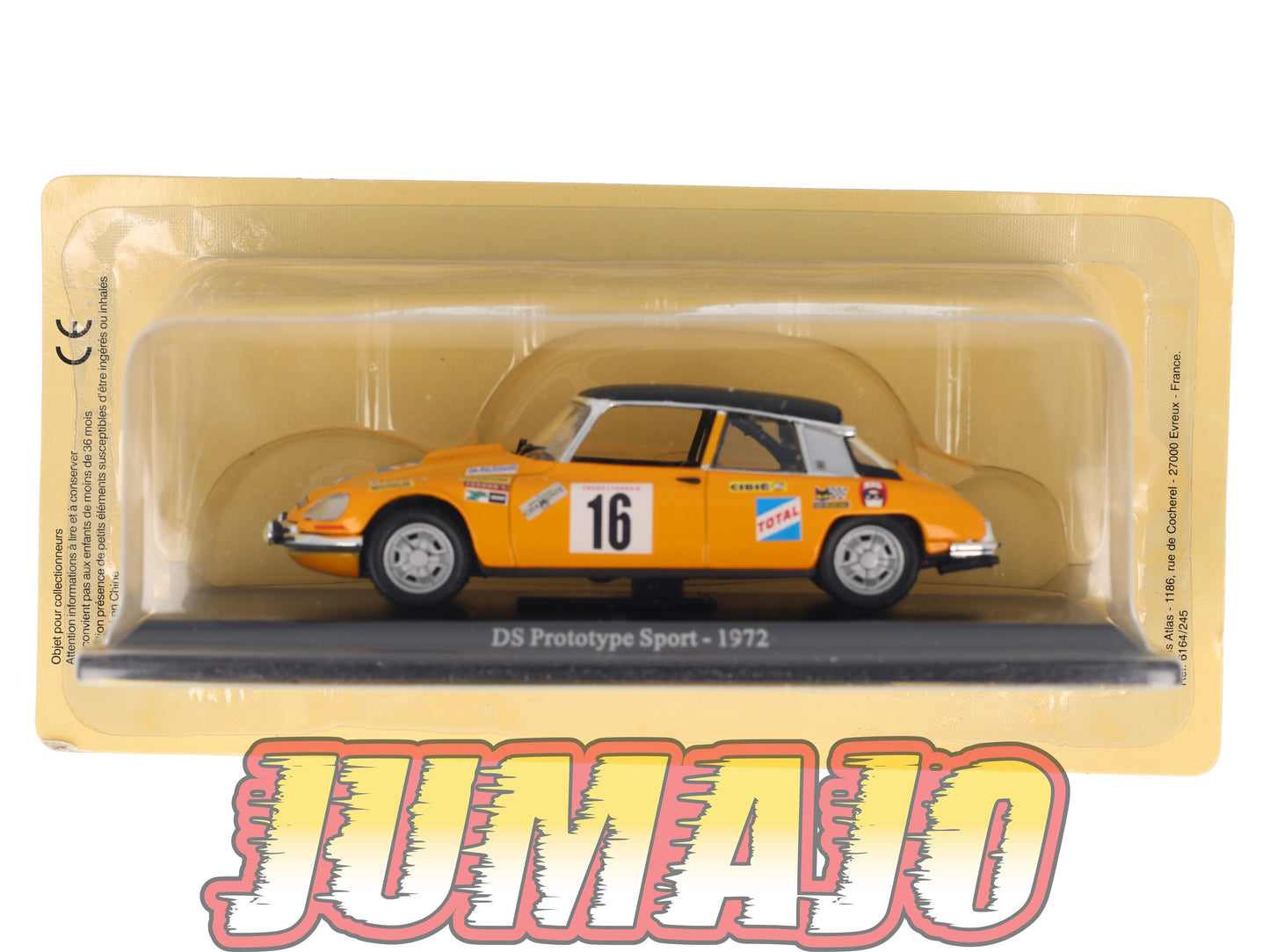 DS45 Voiture 1/43 Atlas DS CITROEN Collection : DS Prototype Sport #16 1972
