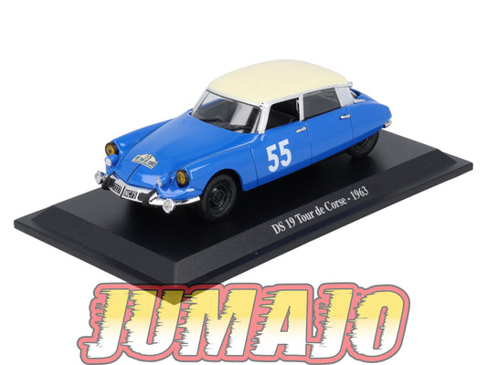 DS9 voiture 1/43 atlas DS CITROEN Collection : DS 19 Tour de Corse 1963 #55