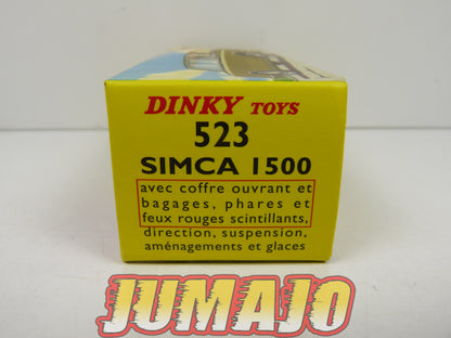DT103 1/43 réédition DINKY TOYS Atlas : 523 Simca 1500 Bleu