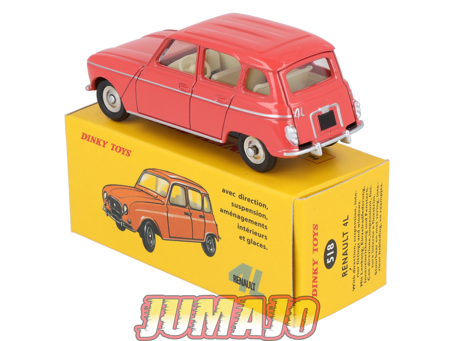 DT400 1/43 réédition DINKY TOYS Atlas : 518 RENAULT 4L