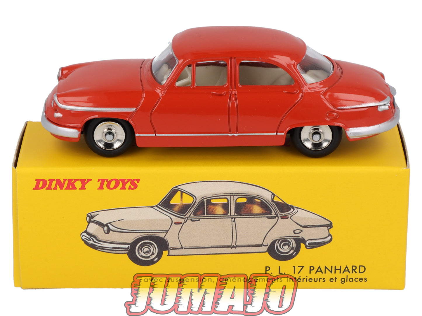 DT404 1/43 réédition DINKY TOYS Atlas : 547 PL17 PANHARD rouge