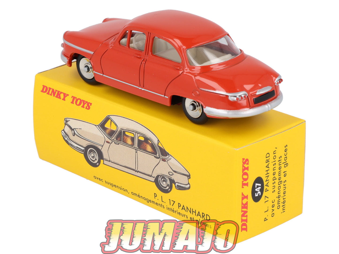 DT404 1/43 réédition DINKY TOYS Atlas : 547 PL17 PANHARD rouge