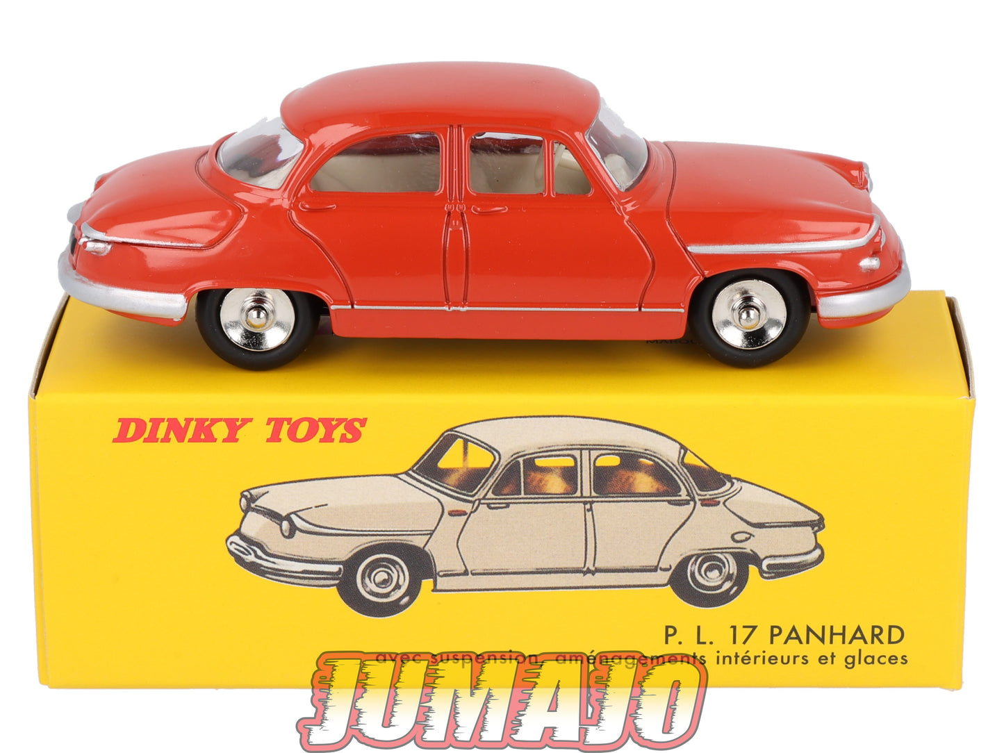 DT404 1/43 réédition DINKY TOYS Atlas : 547 PL17 PANHARD rouge