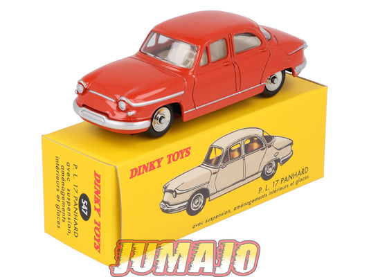 DT404 1/43 réédition DINKY TOYS Atlas : 547 PL17 PANHARD rouge