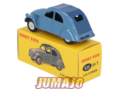 DT405 1/43 réédition DINKY TOYS Atlas : 535 24T 2CV CITROEN Bleu