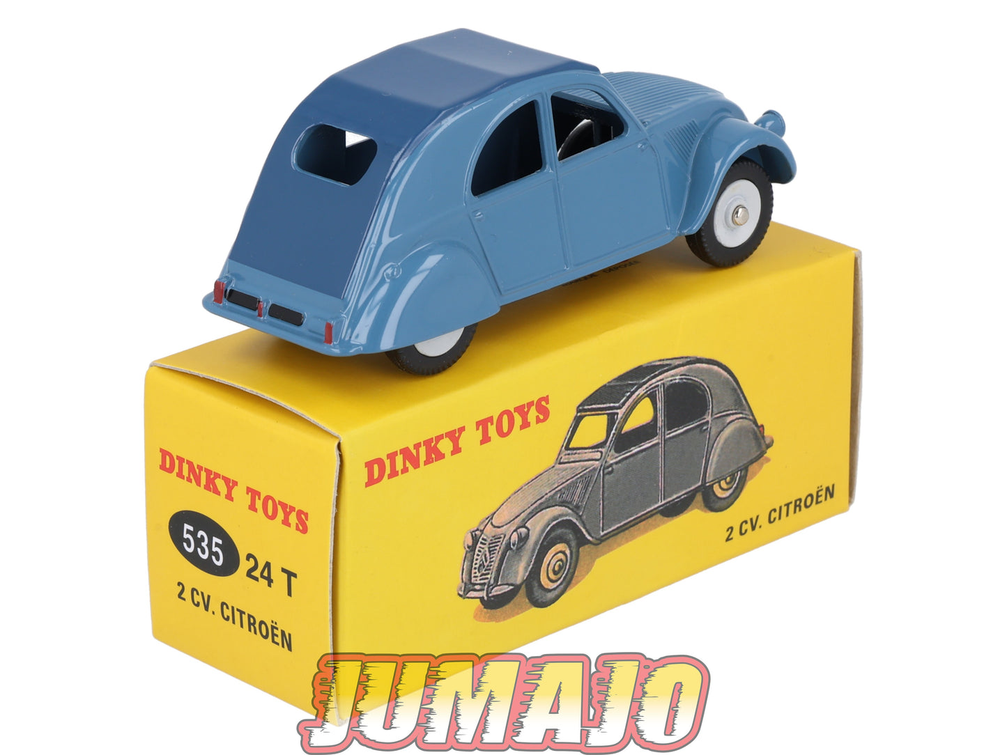 DT405 1/43 réédition DINKY TOYS Atlas : 535 24T 2CV CITROEN Bleu