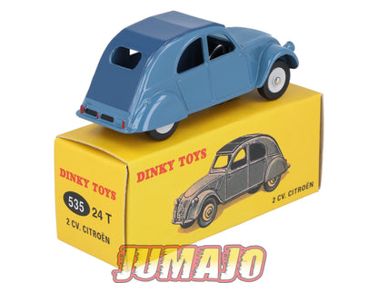 DT405 1/43 réédition DINKY TOYS Atlas : 535 24T 2CV CITROEN Bleu