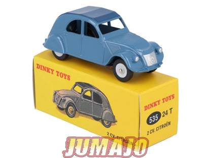 DT405 1/43 réédition DINKY TOYS Atlas : 535 24T 2CV CITROEN Bleu