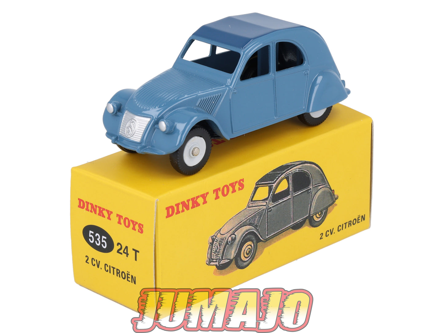 DT405 1/43 réédition DINKY TOYS Atlas : 535 24T 2CV CITROEN Bleu