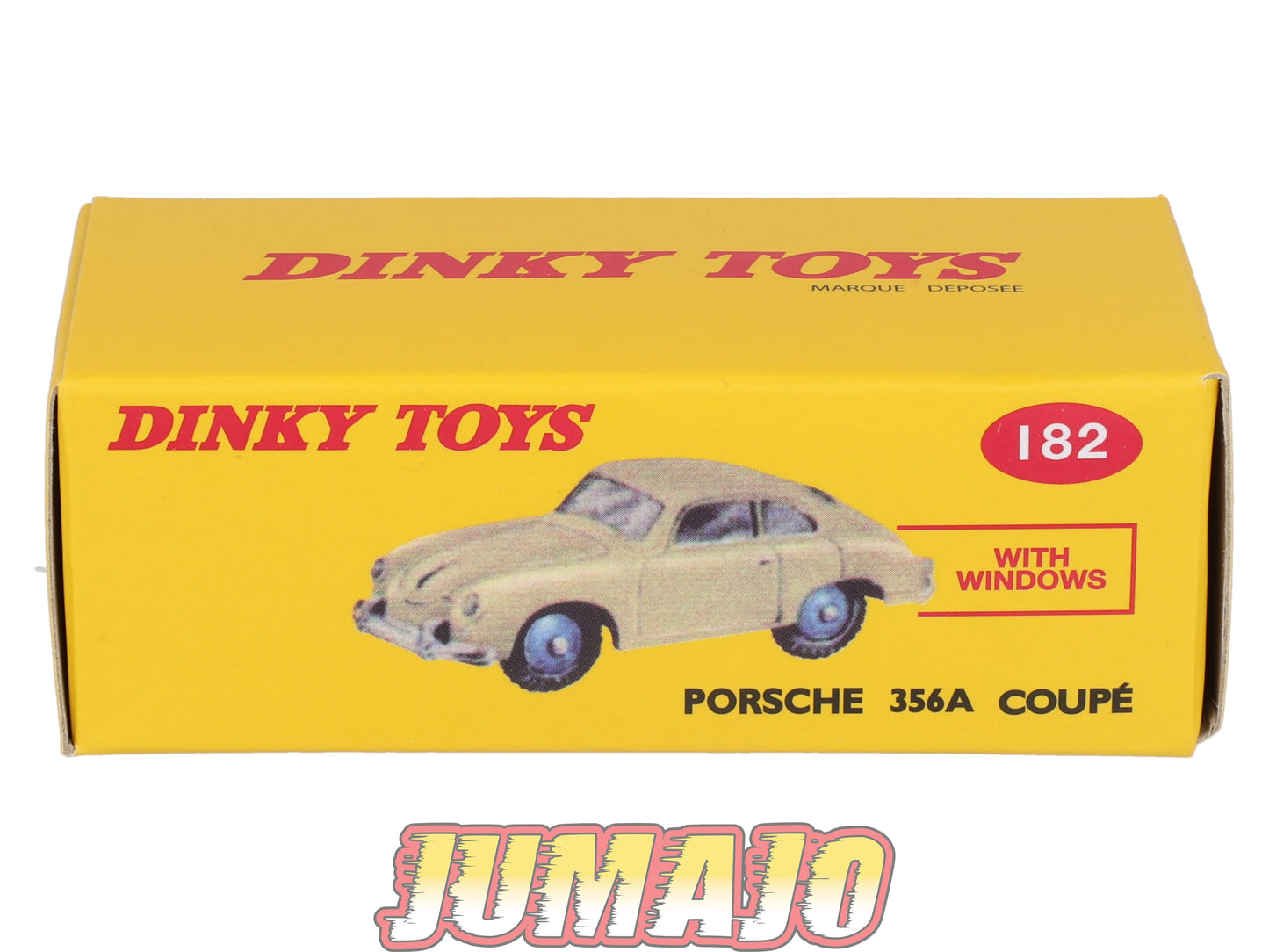 DT406 1/43 réédition DINKY TOYS Atlas : 182 PORSCHE 356 A Coupé crème