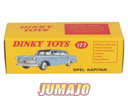 DT407 1/43 réédition DINKY TOYS Atlas : 177 OPEL Kapitan Bleu