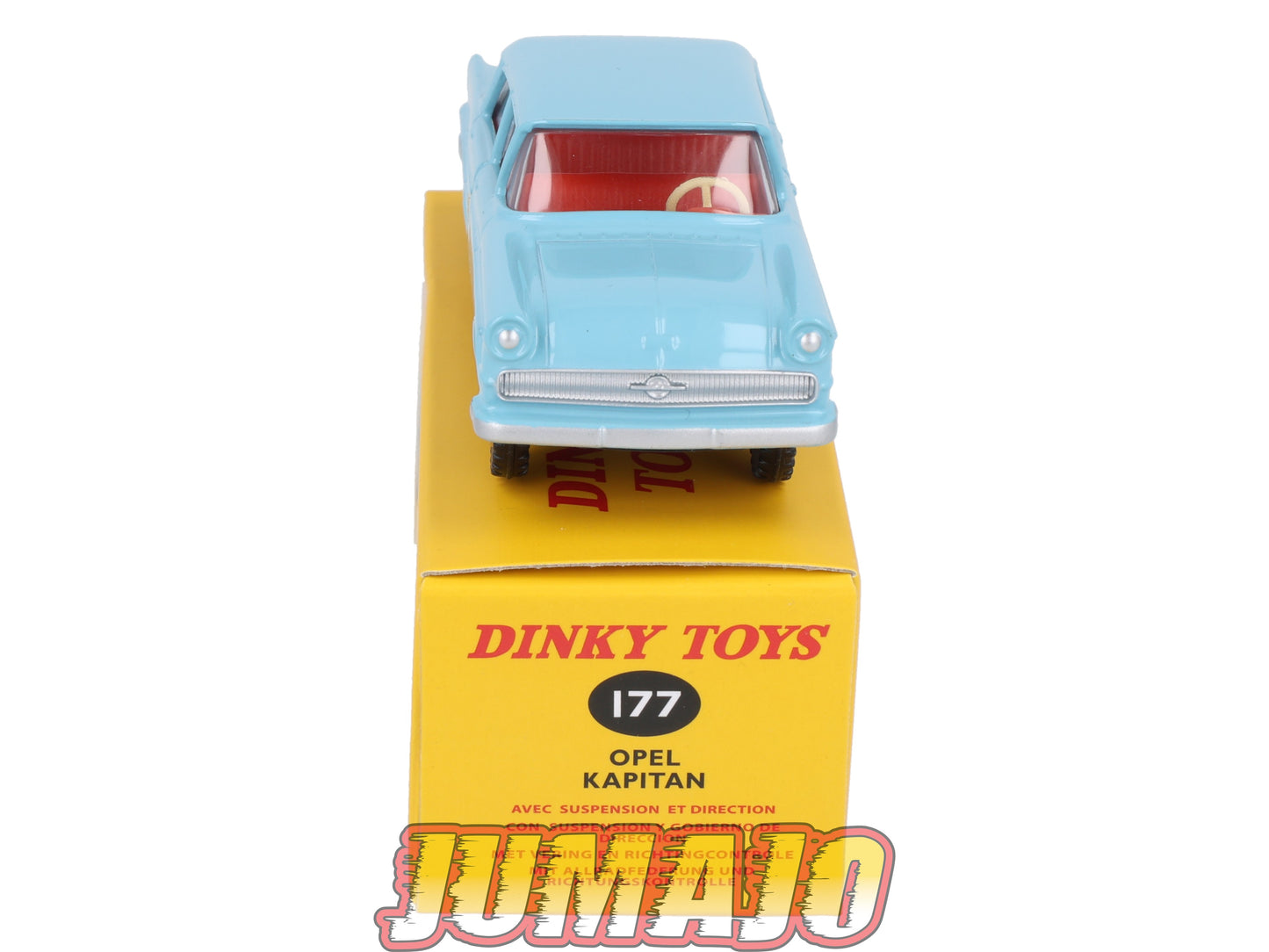 DT407 1/43 réédition DINKY TOYS Atlas : 177 OPEL Kapitan Bleu