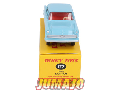 DT407 1/43 réédition DINKY TOYS Atlas : 177 OPEL Kapitan Bleu