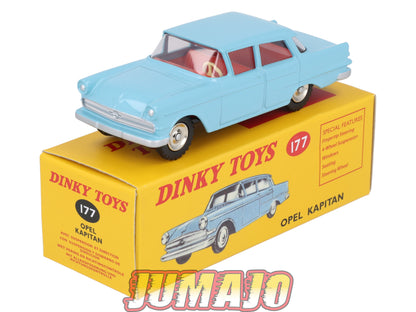 DT407 1/43 réédition DINKY TOYS Atlas : 177 OPEL Kapitan Bleu