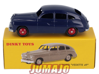 DT408 1/43 réédition DINKY TOYS Atlas : 24Q FORD Vedette 49 Bleu foncé