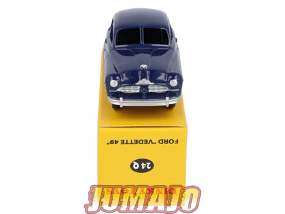 DT408 1/43 réédition DINKY TOYS Atlas : 24Q FORD Vedette 49 Bleu foncé