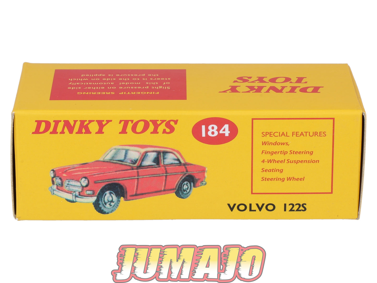 DT409 1/43 réédition DINKY TOYS Atlas : 184 VOLVO 122S crème