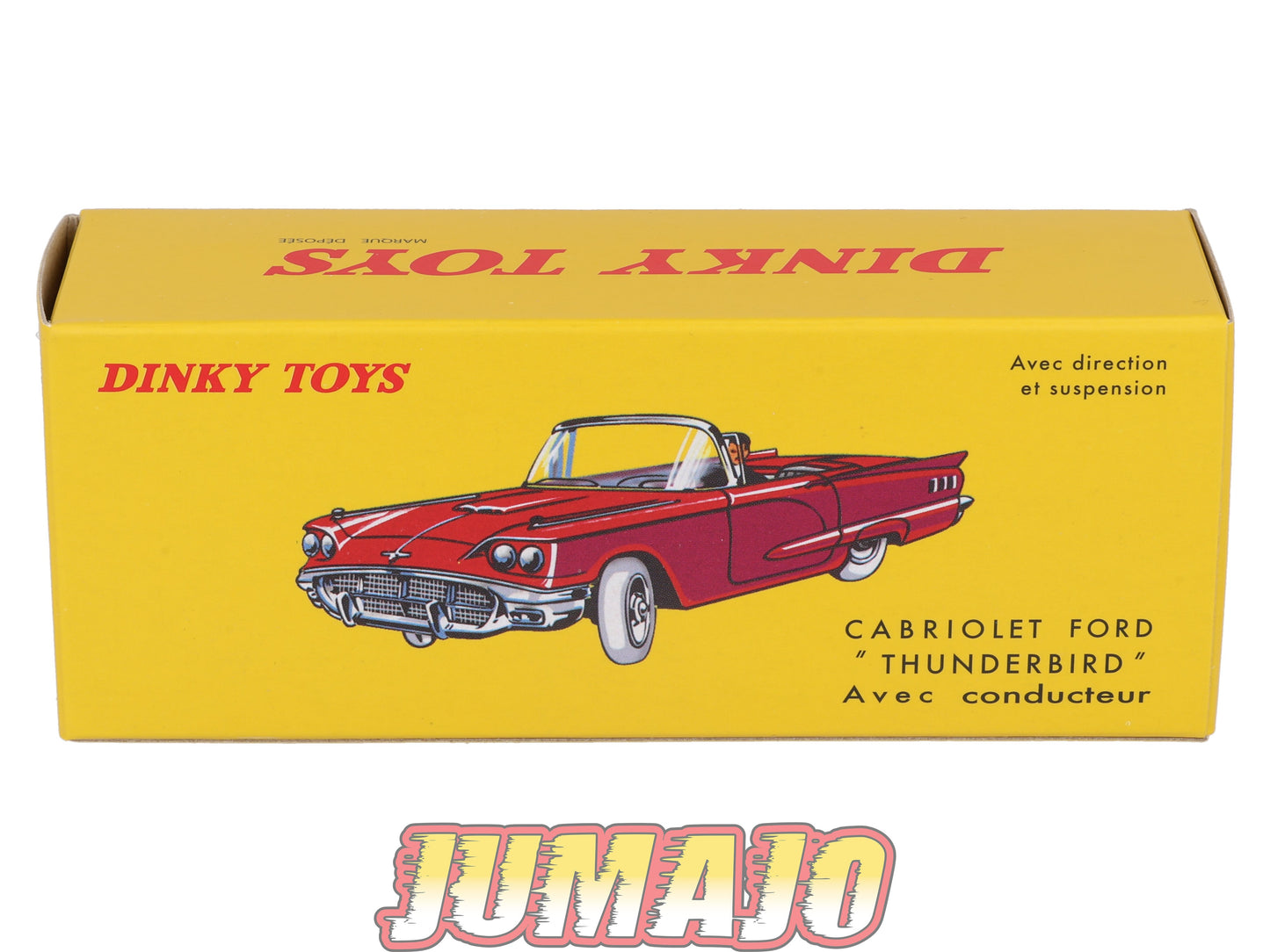 DT411 1/43 réédition DINKY TOYS Atlas : 555 FORD Cabriolet Thunderbird conducteur