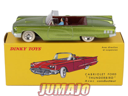 DT411 1/43 réédition DINKY TOYS Atlas : 555 FORD Cabriolet Thunderbird conducteur