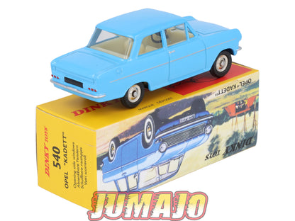 DT412 1/43 réédition DINKY TOYS Atlas : 540 OPEL Kadett bleu