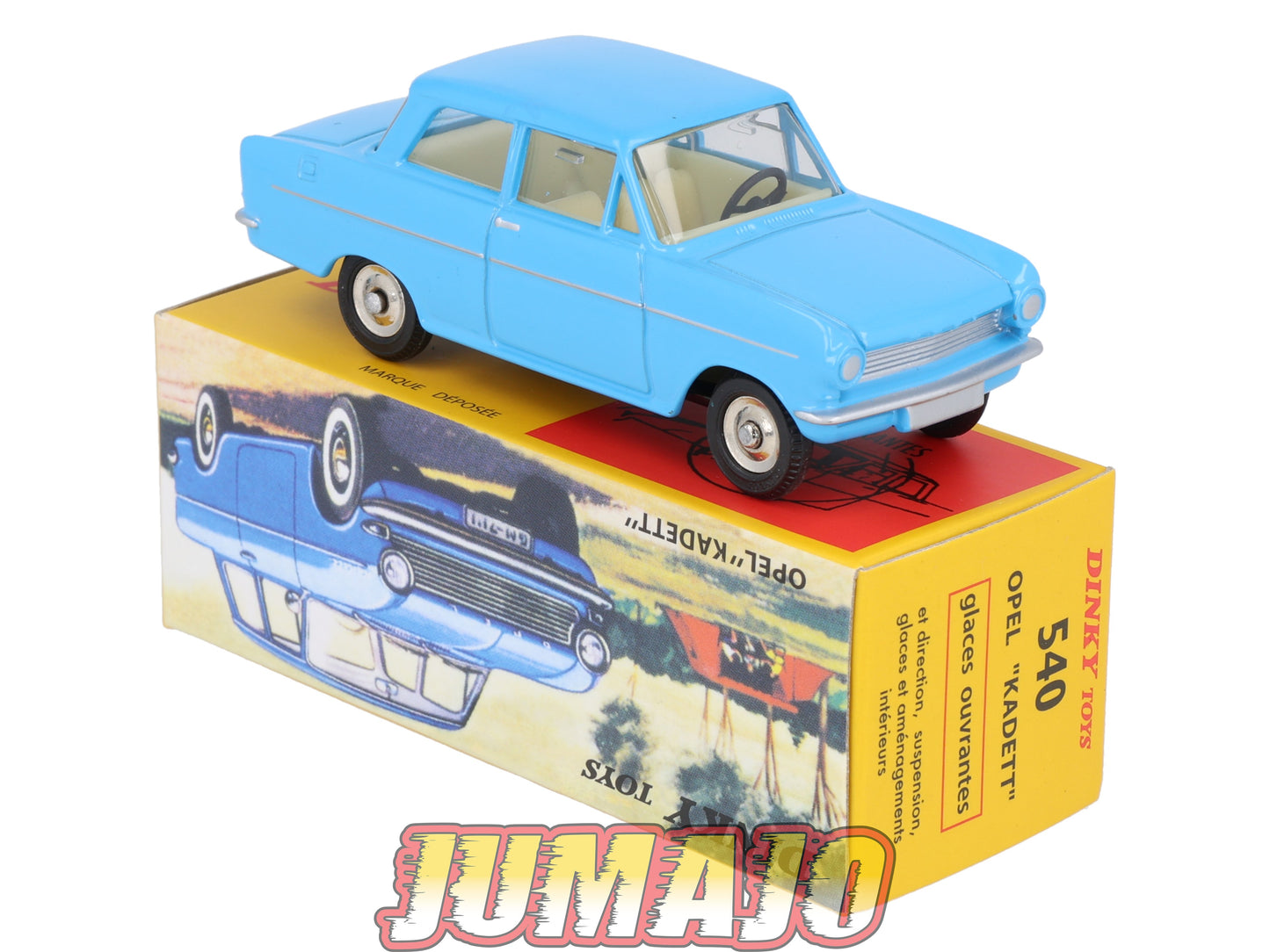 DT412 1/43 réédition DINKY TOYS Atlas : 540 OPEL Kadett bleu