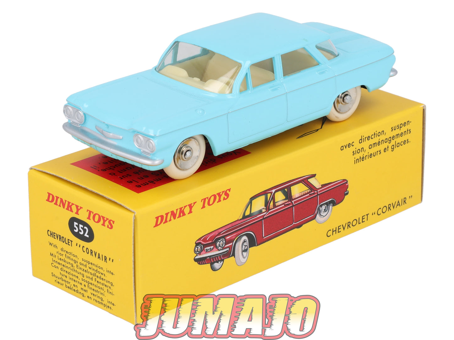 DT413 1/43 réédition DINKY TOYS Atlas : 552 CHEVROLET Corvair