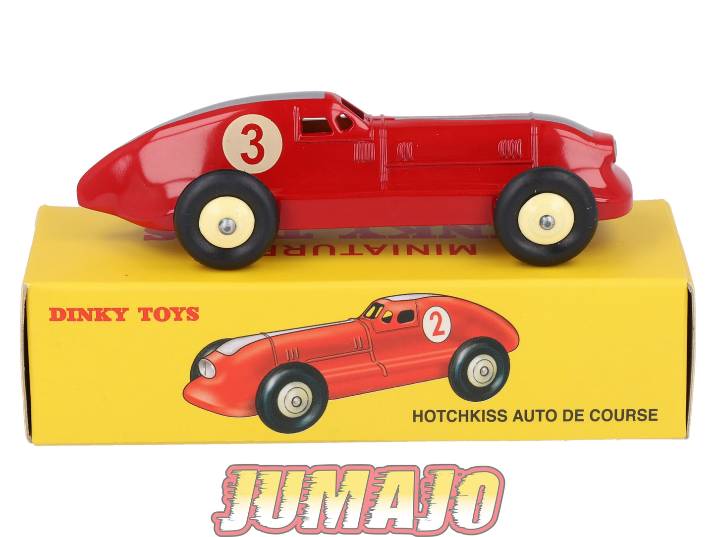 DT415 1/43 réédition DINKY TOYS Atlas : 23B HOTCHKISS Auto de course rouge