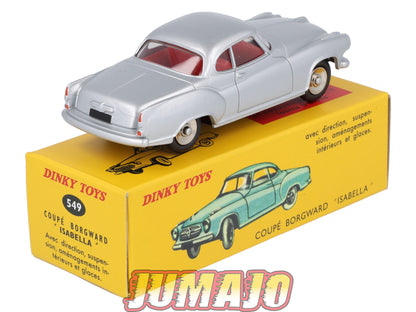 DT416 1/43 réédition DINKY TOYS Atlas : 549 Coupé Borgward Isabella grise