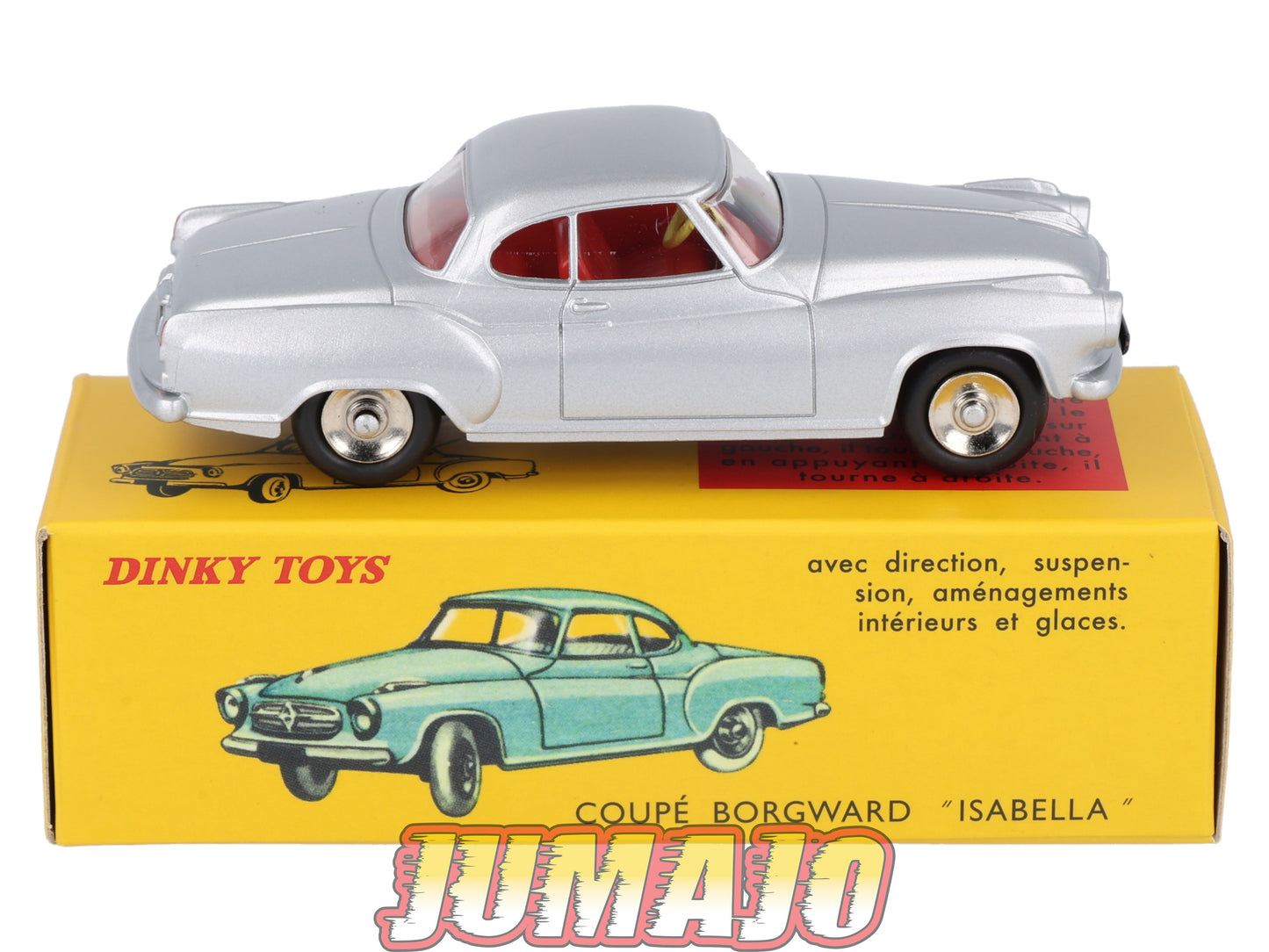 DT416 1/43 réédition DINKY TOYS Atlas : 549 Coupé Borgward Isabella grise