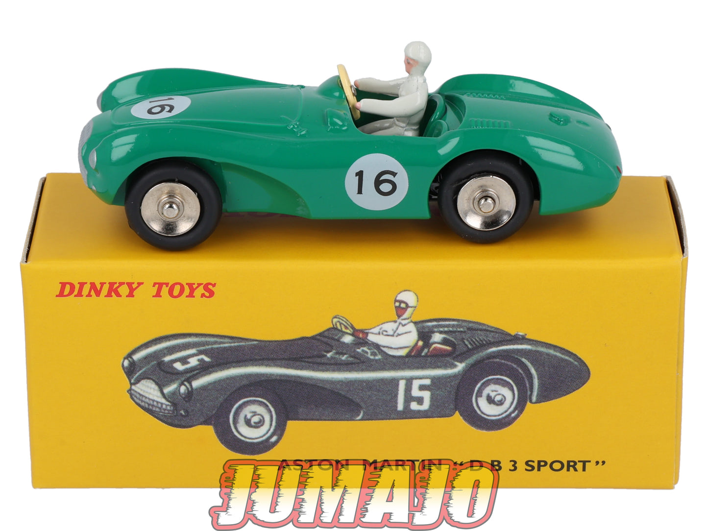 DT418 1/43 réédition DINKY TOYS Atlas : 506 ASTON MARTIN DB3 sport verte