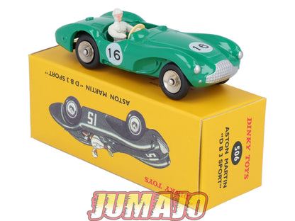 DT418 1/43 réédition DINKY TOYS Atlas : 506 ASTON MARTIN DB3 sport verte