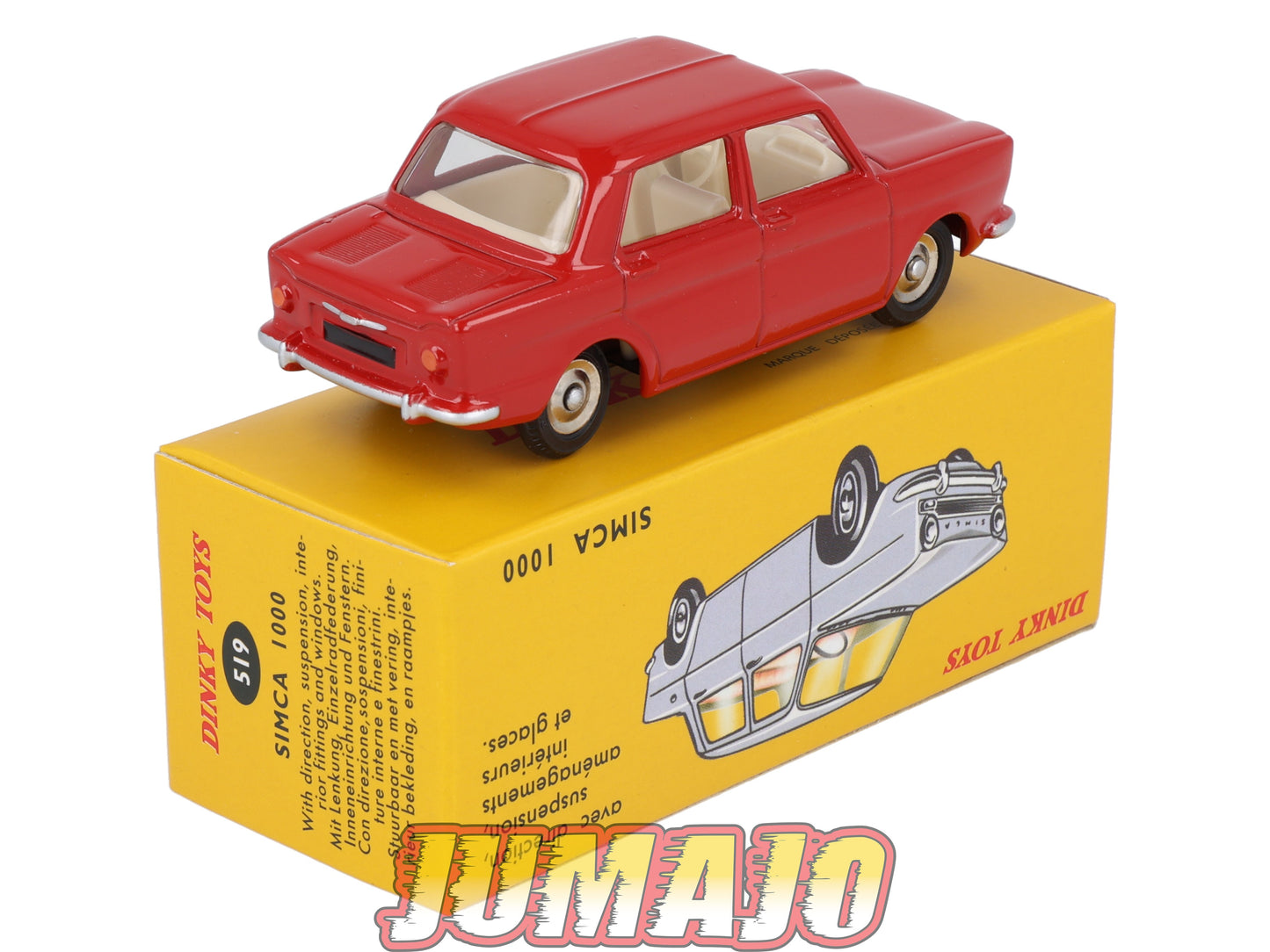 DT419 1/43 réédition DINKY TOYS Atlas : 519 SIMCA 1000 Rouge