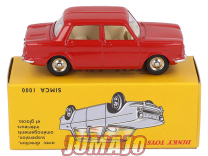 DT419 1/43 réédition DINKY TOYS Atlas : 519 SIMCA 1000 Rouge