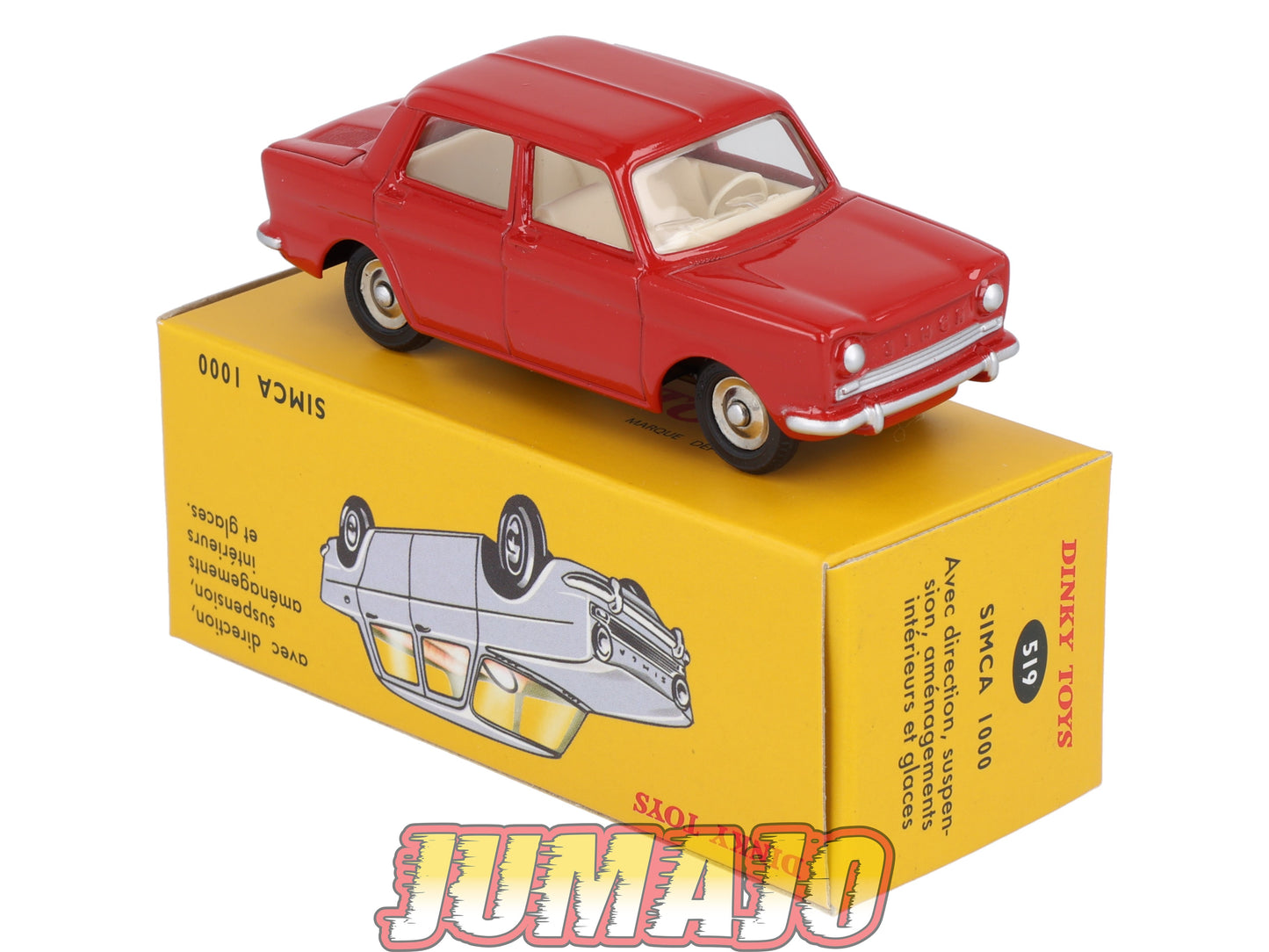 DT419 1/43 réédition DINKY TOYS Atlas : 519 SIMCA 1000 Rouge