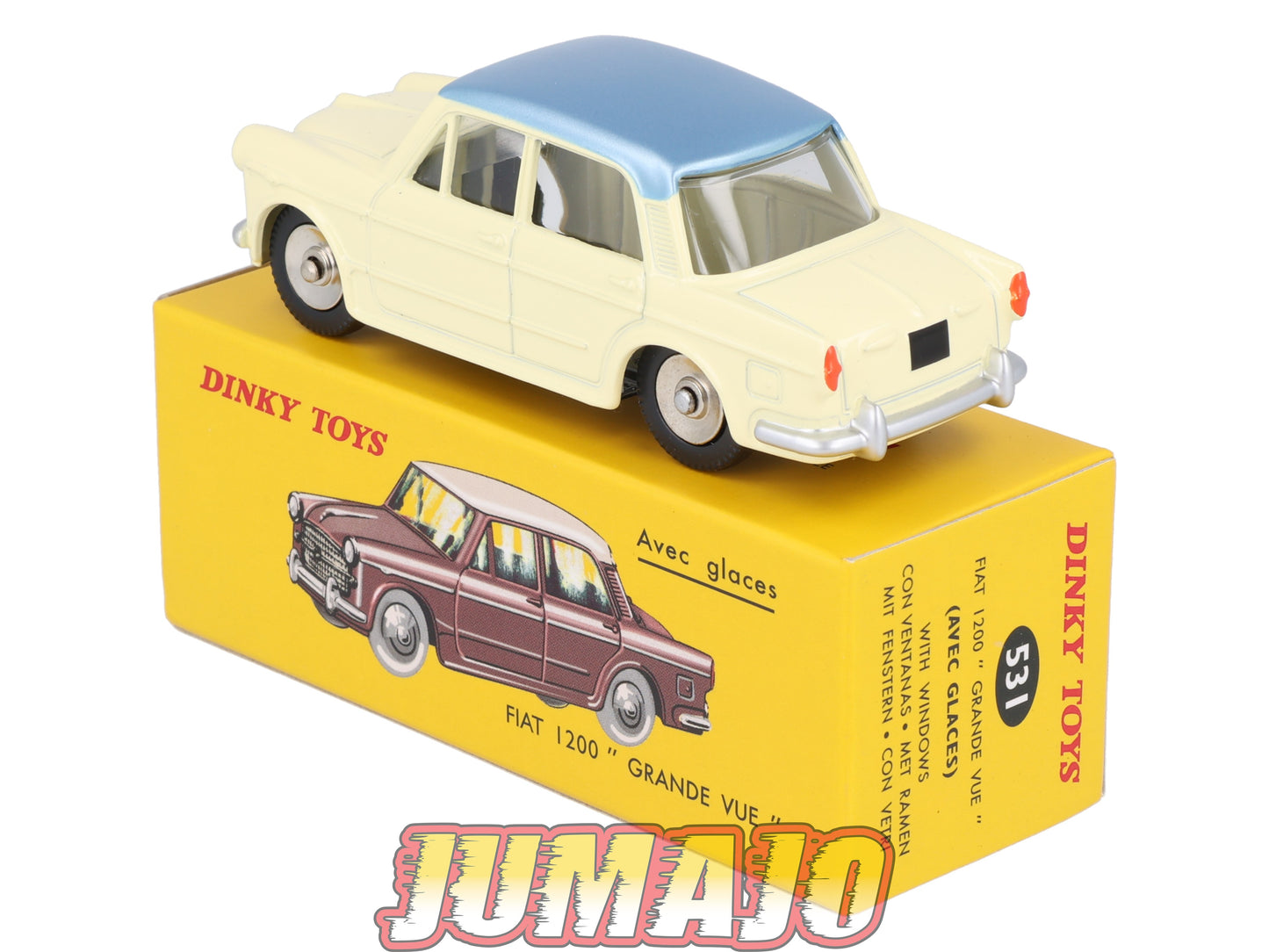 DT420 1/43 réédition DINKY TOYS Atlas : 531 FIAT 1200 Grande vue