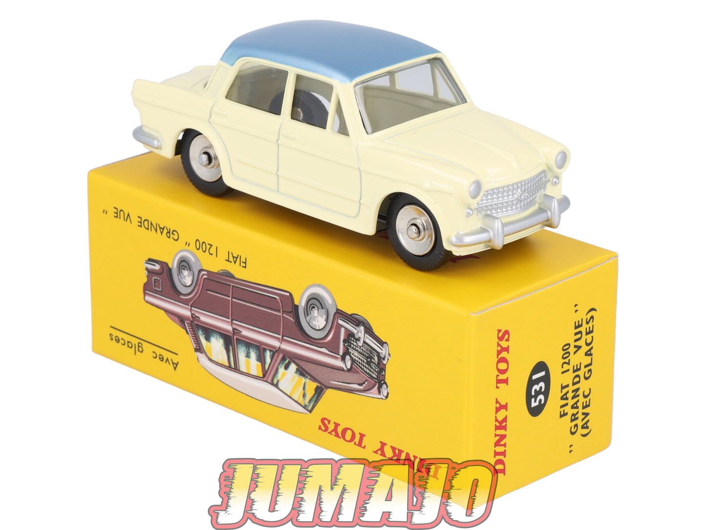 DT420 1/43 réédition DINKY TOYS Atlas : 531 FIAT 1200 Grande vue