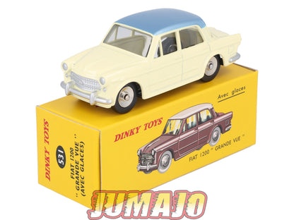 DT420 1/43 réédition DINKY TOYS Atlas : 531 FIAT 1200 Grande vue