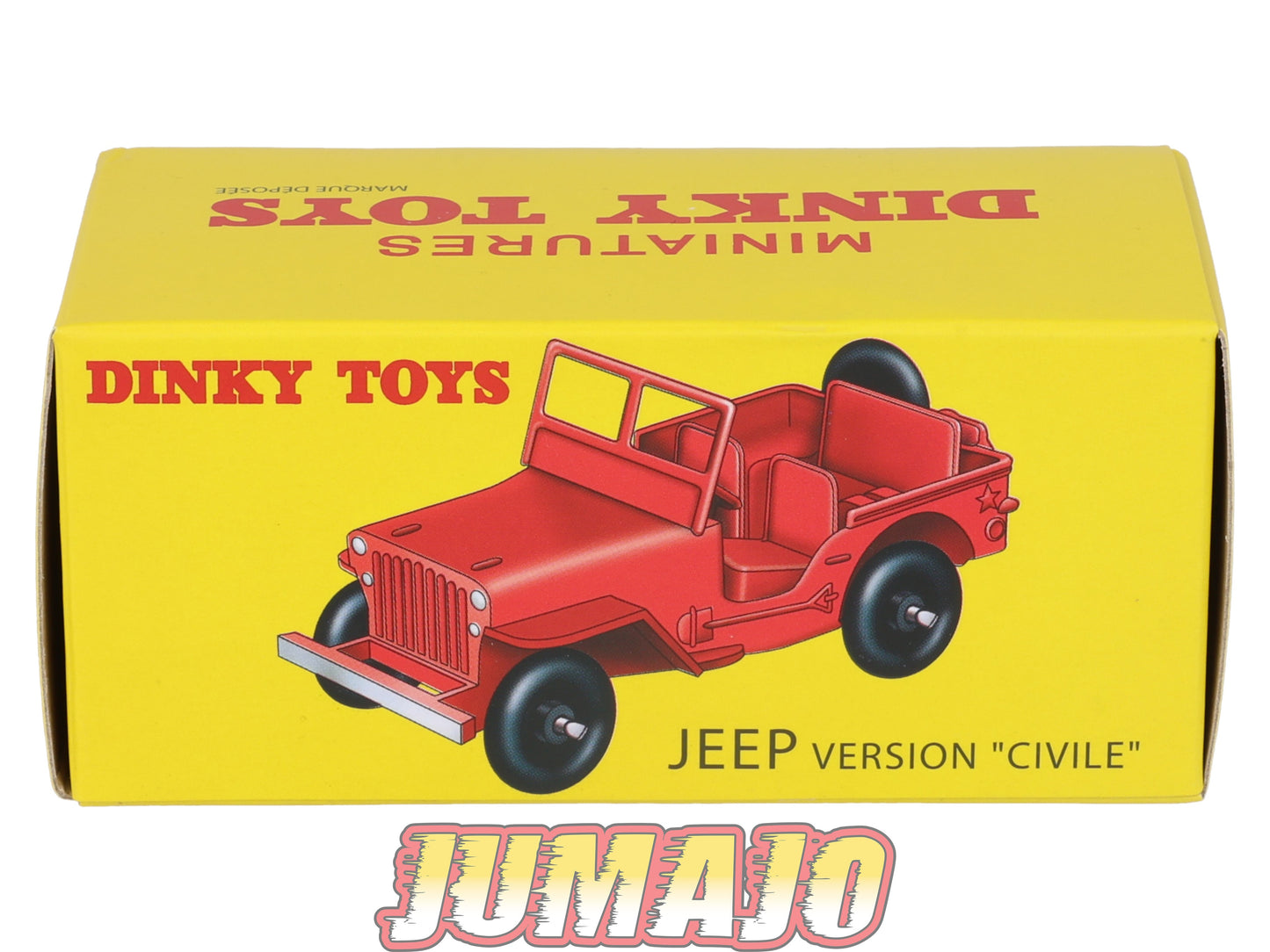 DT423 1/43 réédition DINKY TOYS Atlas : 24M JEEP Civile