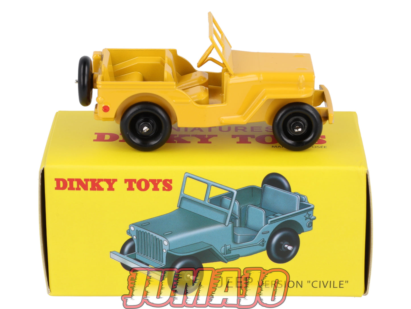 DT423 1/43 réédition DINKY TOYS Atlas : 24M JEEP Civile