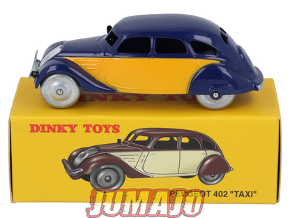 DT424 1/43 réédition DINKY TOYS Atlas : 24L PEUGEOT 402 Taxi