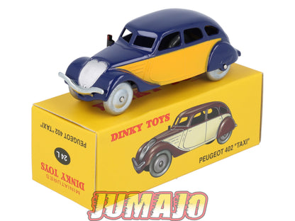 DT424 1/43 réédition DINKY TOYS Atlas : 24L PEUGEOT 402 Taxi