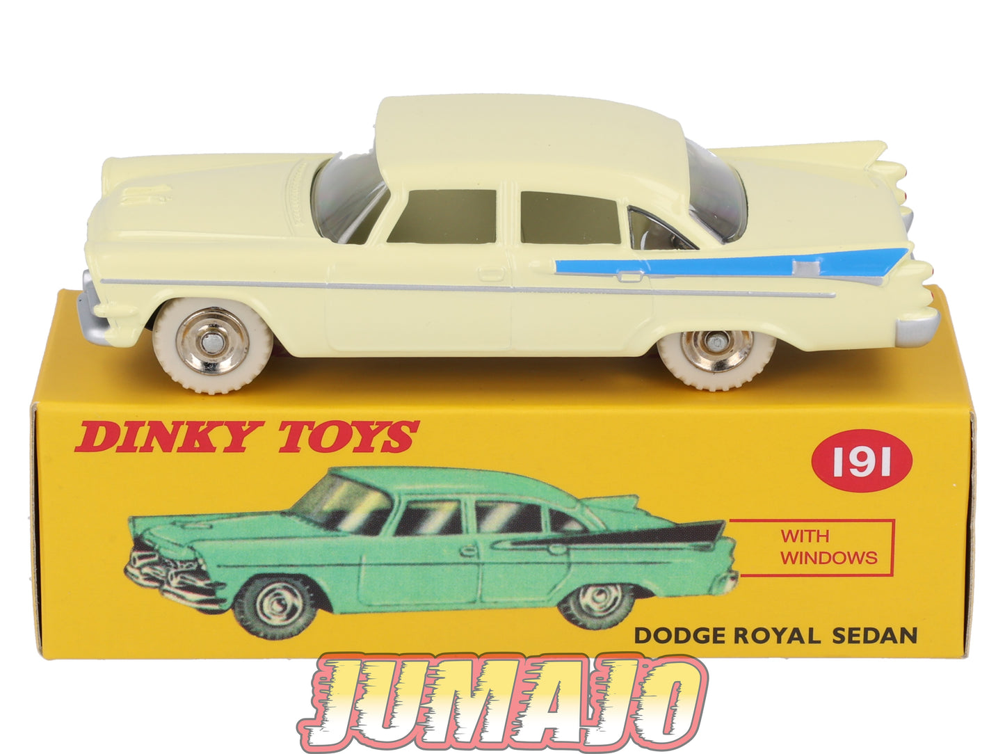 DT425 1/43 réédition DINKY TOYS Atlas : 191 DODGE Royal Sedan