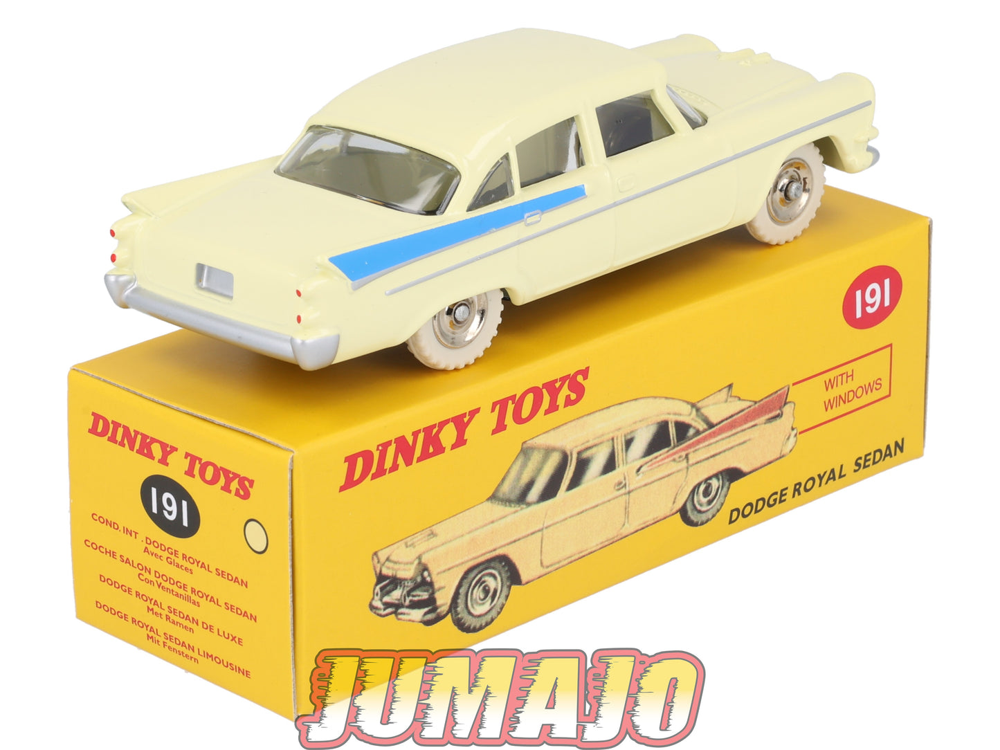 DT425 1/43 réédition DINKY TOYS Atlas : 191 DODGE Royal Sedan