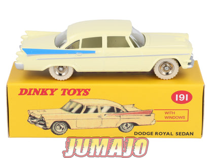 DT425 1/43 réédition DINKY TOYS Atlas : 191 DODGE Royal Sedan