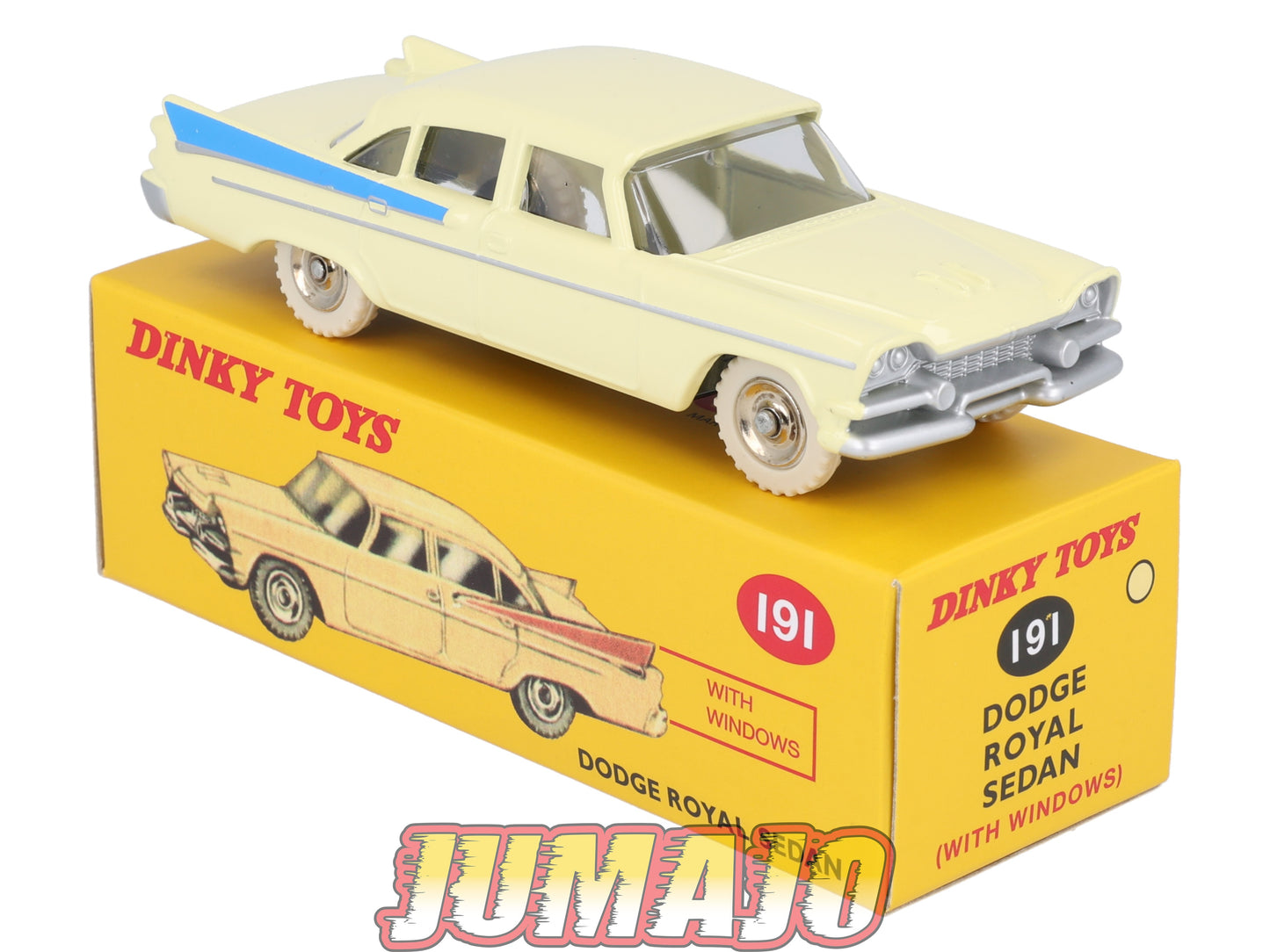 DT425 1/43 réédition DINKY TOYS Atlas : 191 DODGE Royal Sedan