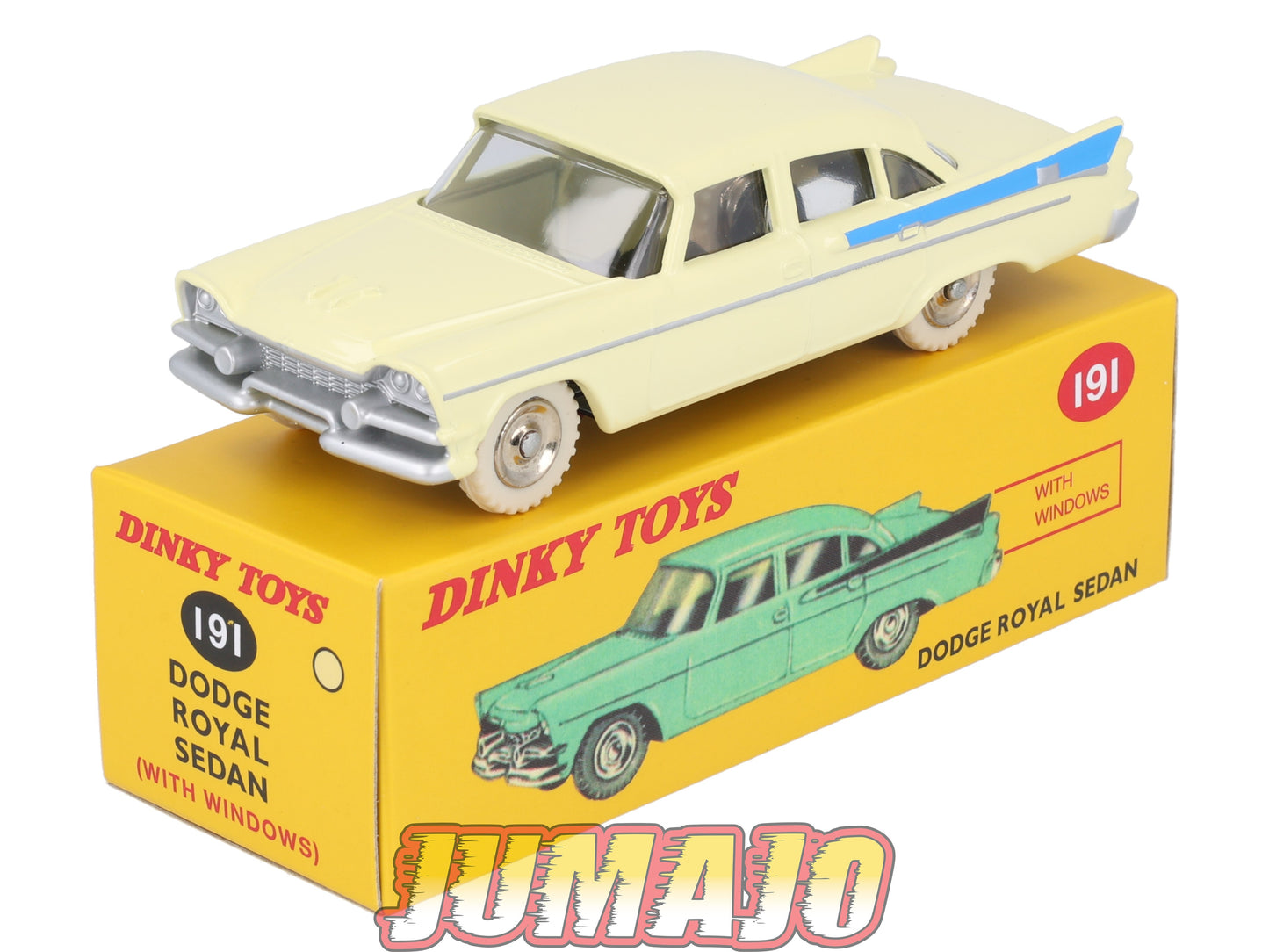 DT425 1/43 réédition DINKY TOYS Atlas : 191 DODGE Royal Sedan