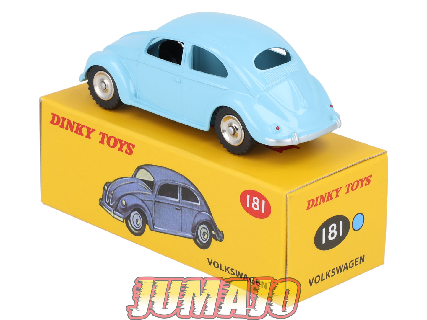 DT429 1/43 réédition DINKY TOYS Atlas : 181 Volkswagen bleu