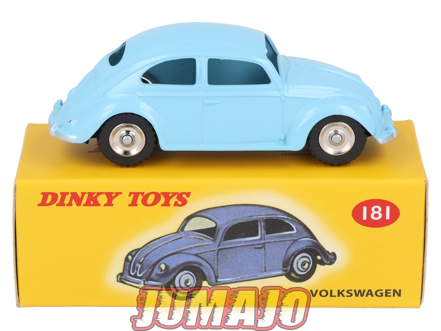 DT429 1/43 réédition DINKY TOYS Atlas : 181 Volkswagen bleu