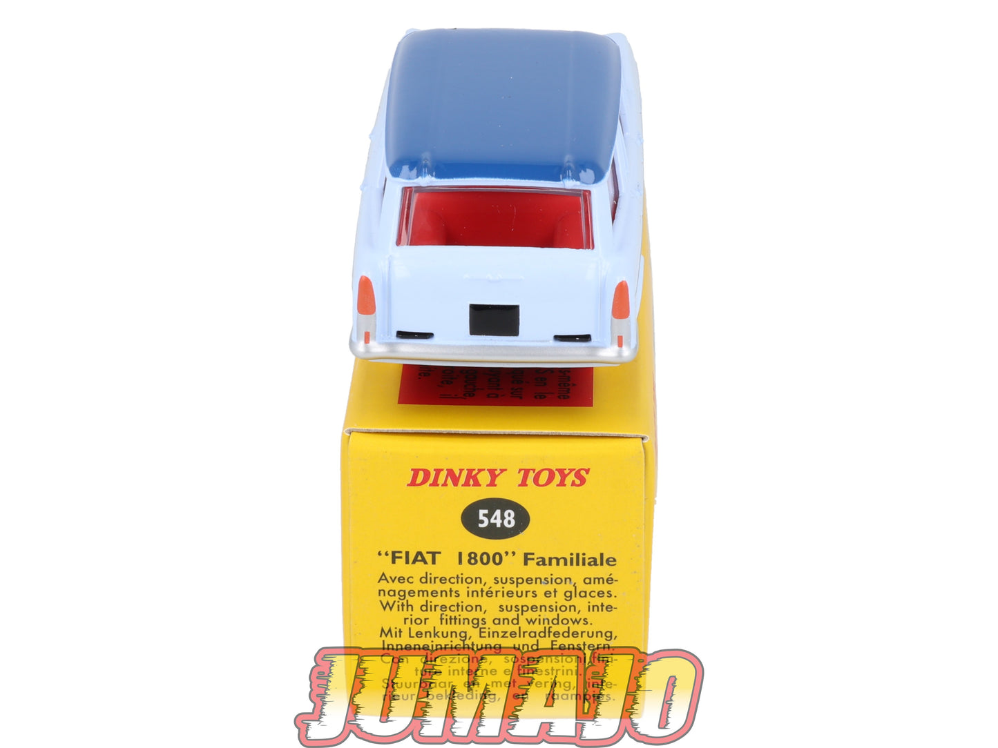 DT431 1/43 réédition DINKY TOYS Atlas : 548 FIAT 1800 Familiale