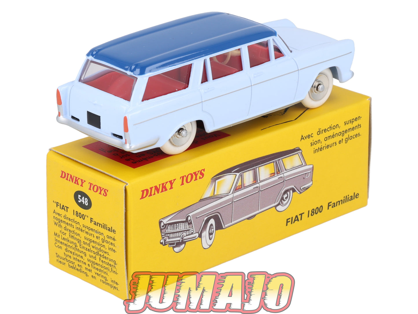 DT431 1/43 réédition DINKY TOYS Atlas : 548 FIAT 1800 Familiale